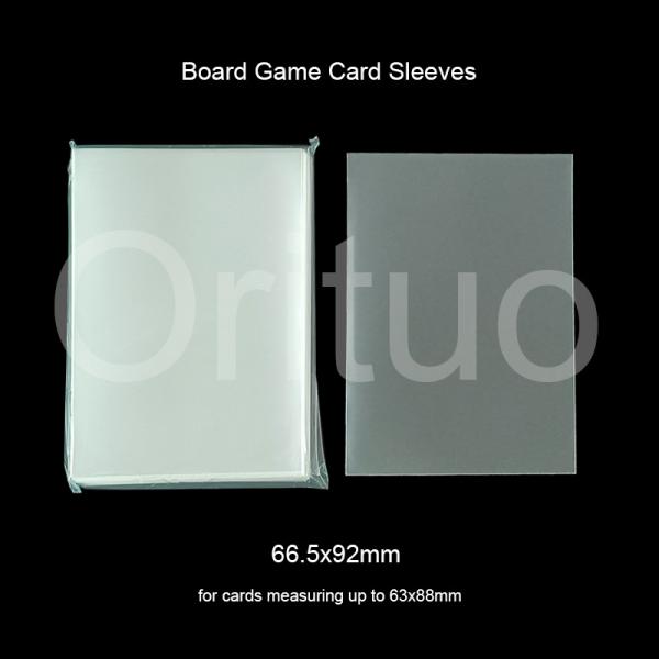 Quality Clear Double Matte Sleeves Cards Non Glare PVC Free Cpp Deck Protector Sleeves for sale