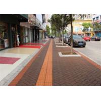 Quality Outside Walkway Red Clay Paving Brick for Road Paving Smooth Face / Low Water for sale