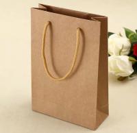 China 2016 Cheap customized brown kraft paper bag wholesale/brown kraft bags factory