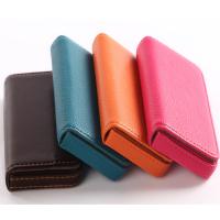 China PMS TPCH Card Holder Money Clip Wallet , 10x6.5cm Leather ID Card Holder factory