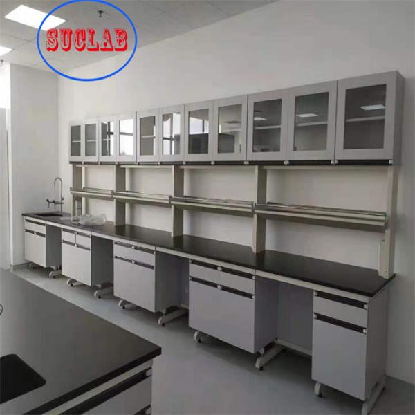 Quality Durable Antirust Lab Work Bench , Chemical Resistant Lab Cabinets And Countertop for sale