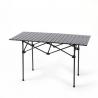 China Multi Function Foldable Home Side Coffee Table With Aluminum Top factory