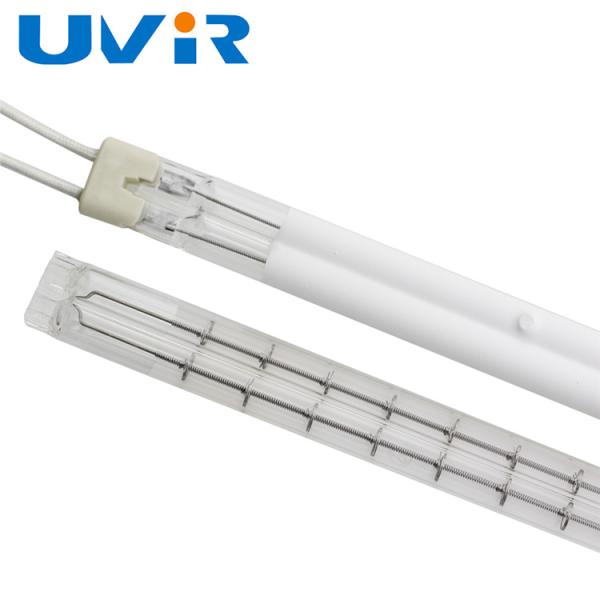 Quality White Quartz Twin Tube Infrared Lamps With 500mm Heat Efficiency for sale