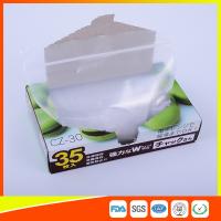 China Transparent Plastic Zipper Top Zip Lock Bag For Cold Food Storage FDA Approved factory