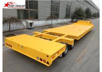 China 60-100T Heavy Duty Lowboy Trailer Highly Robust Structure Steel Material factory