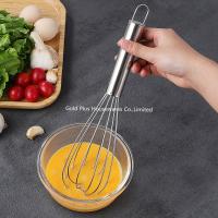 China 200g Stainless Steel Kitchen Tools Hand Held Egg Milk Frother Whisk factory