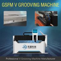 China Vertical CNC V Cutting Machine V Groove Machine For Metal Signage Production 1240 for sale