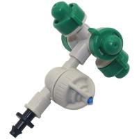 Quality Garden Irrigation 4 Outlet Cross Misting Micro Spray Sprinkler Anti Drip for sale