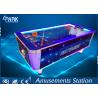 China Electronic Video Game Machine Air Hockey Arcade Machine Attractive Lights Metal Material factory