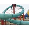 China Thrilling Space Bowl Huge Water Slide Indoor / Outdoor Custom For Kids And Family factory