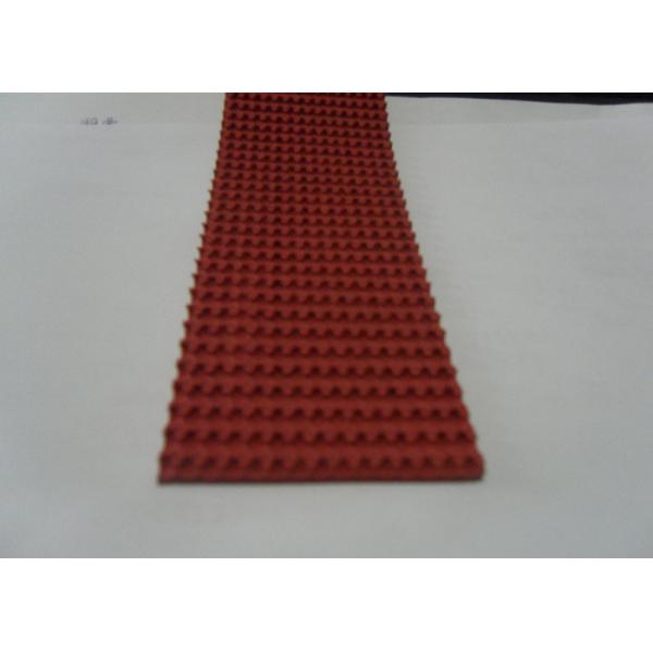 Quality Conveying industrial Red Rubber Corrugated belt on Top Super Grip Belt Type A-13,B-17,C-22 for sale