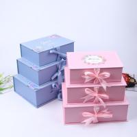 Quality Promotional Custom Rigid Paper Gift Box , Rectangle Gift Boxes With Lids for sale