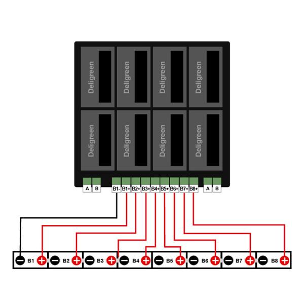 Quality 8s Active Deligreen Balancer For BYD LiFePO4 Battery for sale