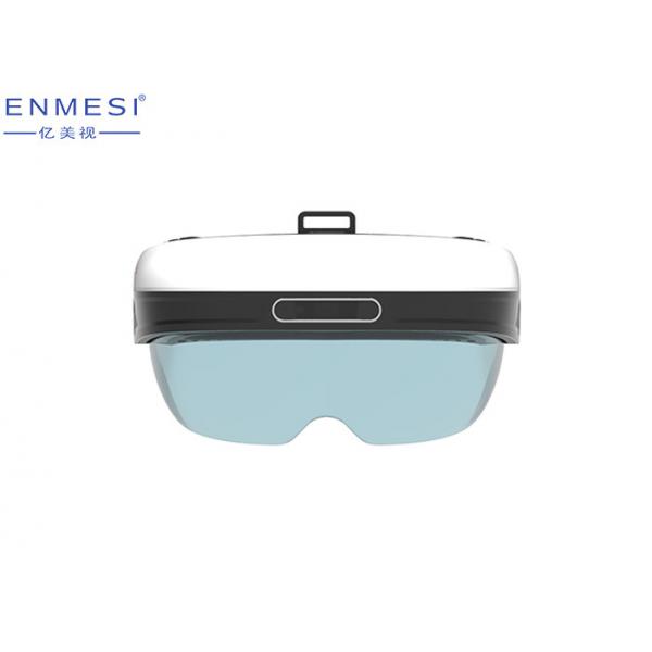 Quality Dual Wifi 3D AR Smart Glasses High Resolution FOV 90 Degrees Blue LED for sale