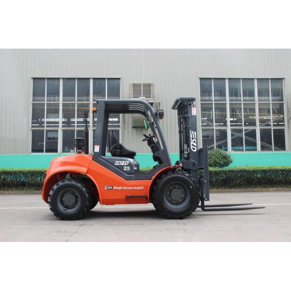 Quality Counterweight 4WD 4X4 2.5 Tons 3000mm Rough Terrain Forklift for sale