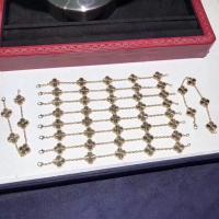 China van cleef & arpels jewelry for sale Magnificent Van Cleef Jewelry , 18K Yellow Gold Vintage Alhambra Bracelet factory