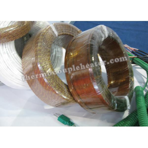 Quality Fiberglass Insulated Stainless Steel FB+FB+SS Thermocouple Compensating Wire for sale