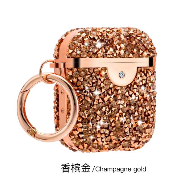 Quality Shockproof Headphone Case Cover Rhinestone Earbud Storage Case Diamond for sale