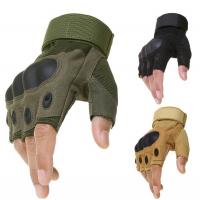 Quality OEM Fingerless Hard Knuckle Outdoor Tactical Gear Gloves Fingerless for sale
