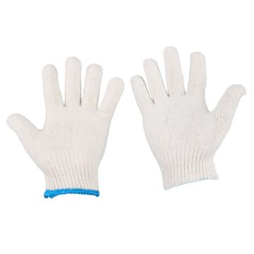 Quality 10 Gauges 50grams Natural White Work Cotton Gloves for sale