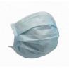 China Antivirus Triple Layer Surgical Mask Light Bule Meltblown Cloth Opp Bag factory