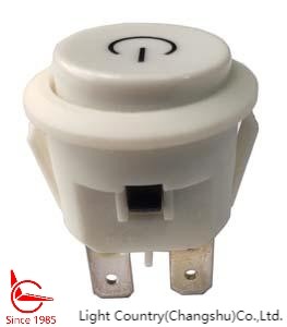 Quality High Quality Momentary Push Button Switch, Φ20, White, SPST, (ON)-OFF, for Power Start. for sale