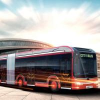 Quality 18 Meters Zev Bus 69 Km/H Electric Passenger Bus 50 Seats Passenger Capacity 150 for sale