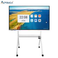 Quality 75 Inch Smart Interactive Board Panel 60hz 350nits Multiple Users Support for sale