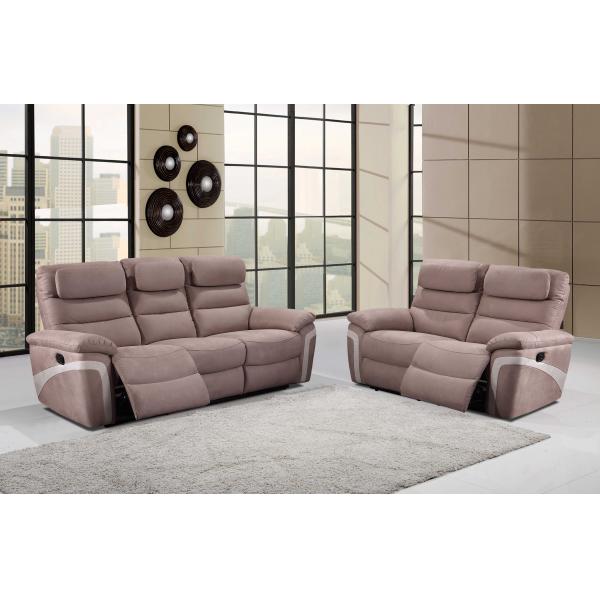 Quality Fabric Breathable Electric Recliner Couch , Anti Abrasion Automatic Recliner for sale
