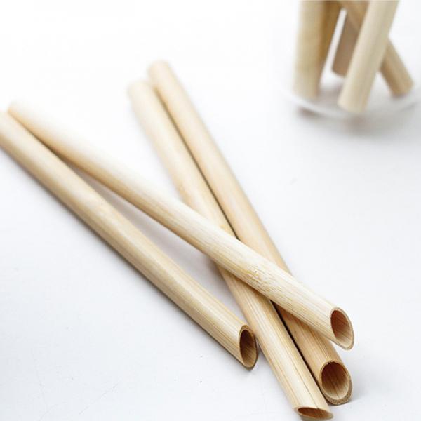 Quality Eco Friendly Disposable Bamboo Straws Reusable Drinking Straws Juice Usage for sale