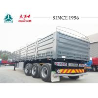 China 40T Flatbed Semi Trailer With Dropside Wall Side Wall Semi Trailer For Sale factory