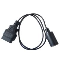 Quality OBD2 Serial OBD GPS Cable Straight Head Male To Cigarette Lighter Female Socket for sale