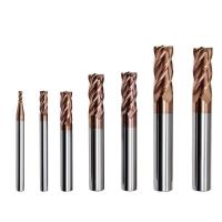china CNC Cutting Tools 4 Flute End Mill HRC55 Solid Carbide End Mills Tiain Coating