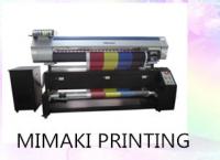 China Digital Mimaki Textile Printer 1600mm Max Materials Width Connect With Computer factory