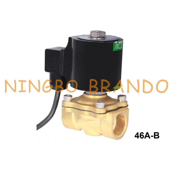 Quality 3/4 Inch IP68 Underwater Brass Solenoid Valve For Fountain 24V 220V for sale