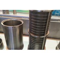 China V Shaped Welded End Connection Wedge Wire Screen for Filtration Solutions factory