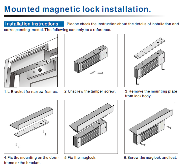 600 Lbs Single Door Magnetic Lock with LED Electromagnetic Locks For Glass Doors-JS-280S