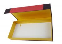 China 157G Gloss Art Paper Glue 1200G Cardboard Material Book Shape Packing Box Gold Color Inside Book Shape with Magnetic factory