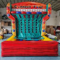 China Commercial Outdoor Sports Inflatable Connect 4 Basketball Shooting Machine Inflatable Interactive Game factory