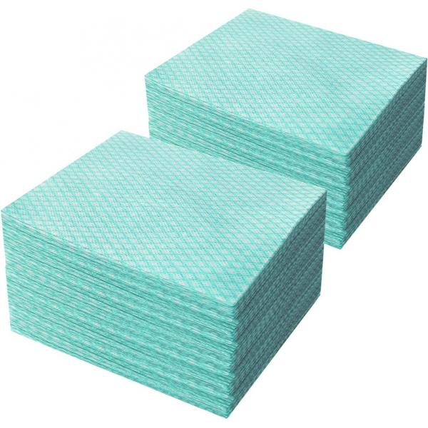 Quality Lint Free Disposable Non Woven Cloth , 50gsm Kitchen Wipes Non Woven Fabric for sale