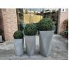 China Factory direct sale light weight fiberglass clay flower pots for outdoor decorations factory