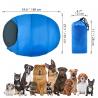 China Double Zipper 89*66cm 170T Polyester Dog Sleeping Bag factory