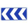 China Road Information Guide Signs Blue and White Color Sign Thick Aluminum Traffic Sign Board Cost factory