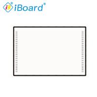China Interactive Projector Board 4K 82 85 102 Inch Side Bar 10 Touch Points USB PC Pen Finger Writing White Board For Schools factory