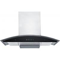 China Ductless Wall Mount Range Hood , Stainless Steel Range Hood Three Speed Touch Control factory