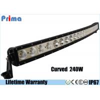 China 6000K 50 Inch LED Light Bar / PC Lens 21600lm Single Row 240w LED Light Bar  factory