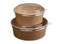China Disposable Biodegradable Microwave Fast Food Container kraft paper cup take away factory