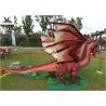 China Amusement Equipment Dinosaur Lawn Statue Facility Lawn Artificial Dragon Statues factory