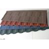 China Colorful Custom Stone Coated Metal Roof Tile 1340mm*420mm Size Compact factory