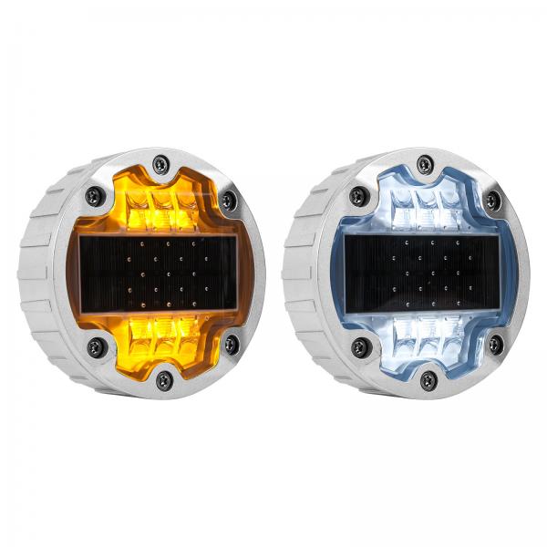 Quality Wireless Solar Powered Road Reflectors Solid Cast Aluminum Solar Road Stud Lights for sale